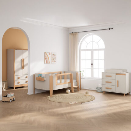 Yarra Guarded Kids Single Bed (mattress size 188x90x14CM) BK-YAGSB/TEBH