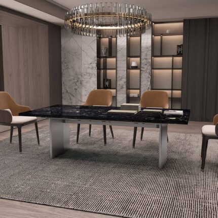 Porvoo Natural Marble Dining Table Dt01-C