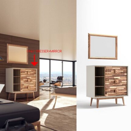 Prizma Dresser + Mirror Prizma001-Dresser