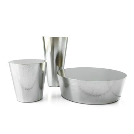 Set Of 3 Chrome Center Table Tg-Ct26