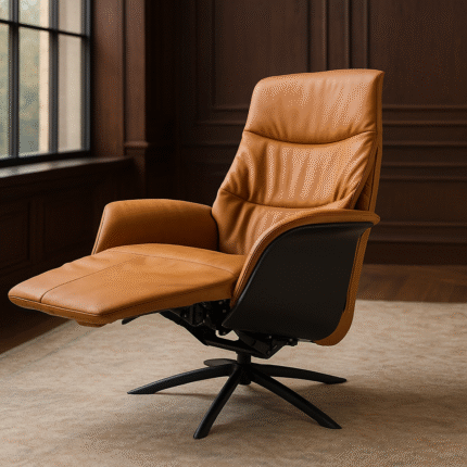 Swivel and Recliner Lounge Chair With Black Legs SL-HJ3462