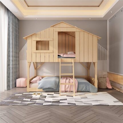 Pre-order 15 Days Delivery Tree Double Kids Bed ET-C004-3