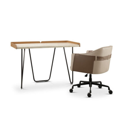 White Travertine Desk Without Drawer T533(120)